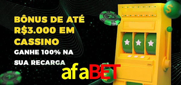 afabet melhor bônus de depósito